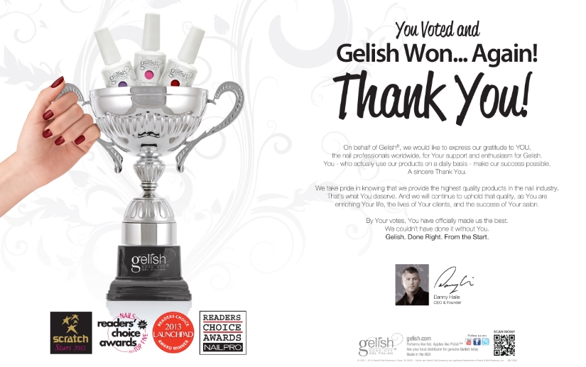 Gelish Readers’ Choice Awards