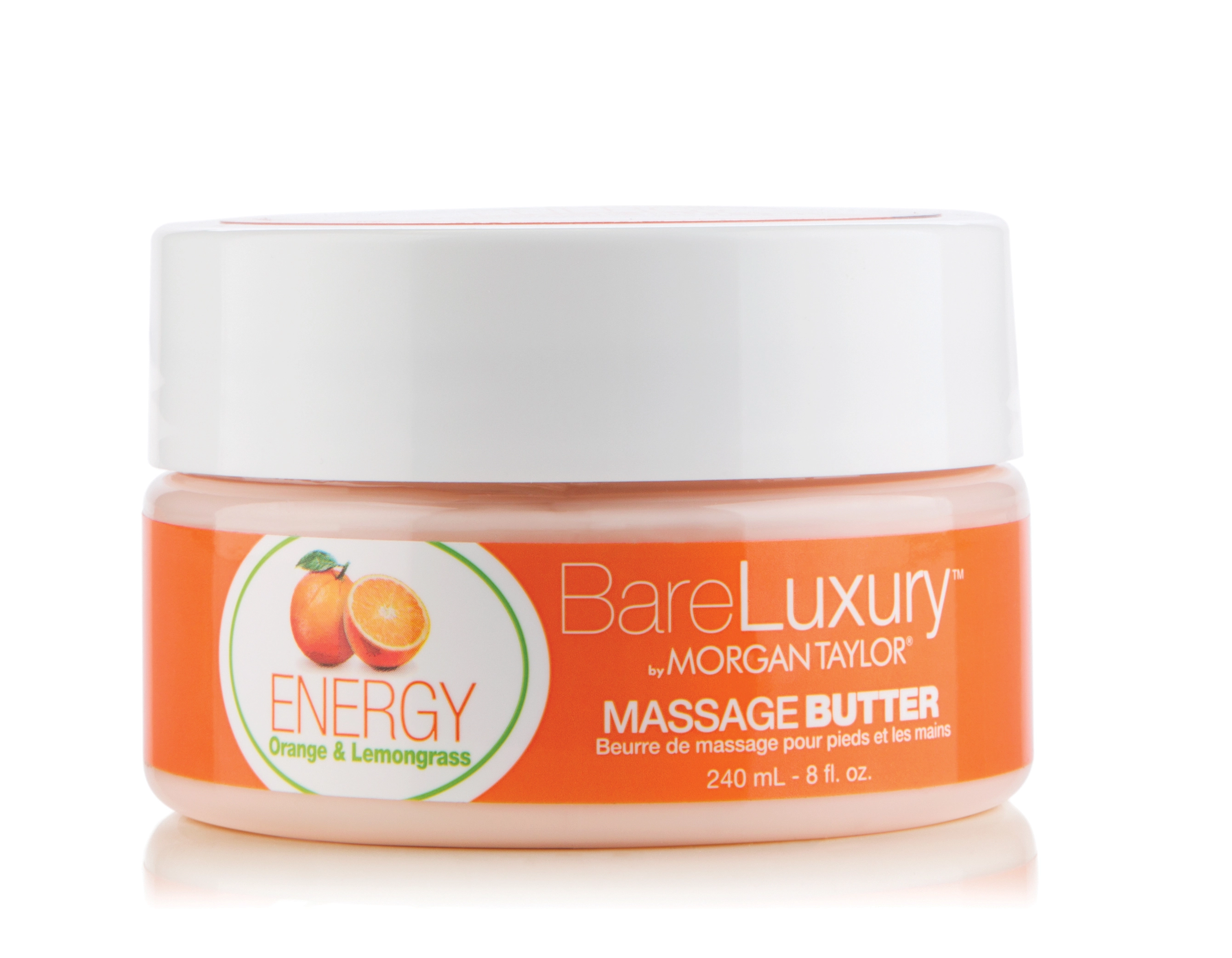 BareLuxury Energy Orange & Lemongrass Butter Jar