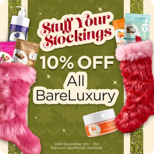 10% off all bareluxury